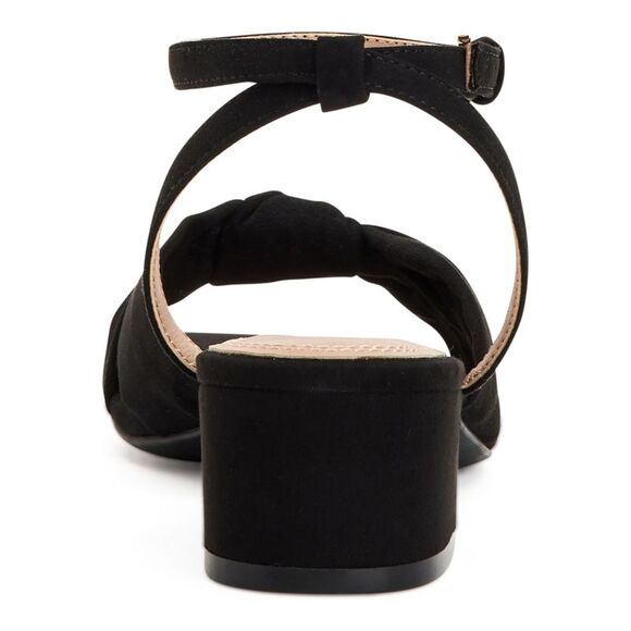 CHARTER CLUB Womens Black At Straps Vickayy Round Toe Block Heel Sandals 6.5 M - Picture 2 of 4